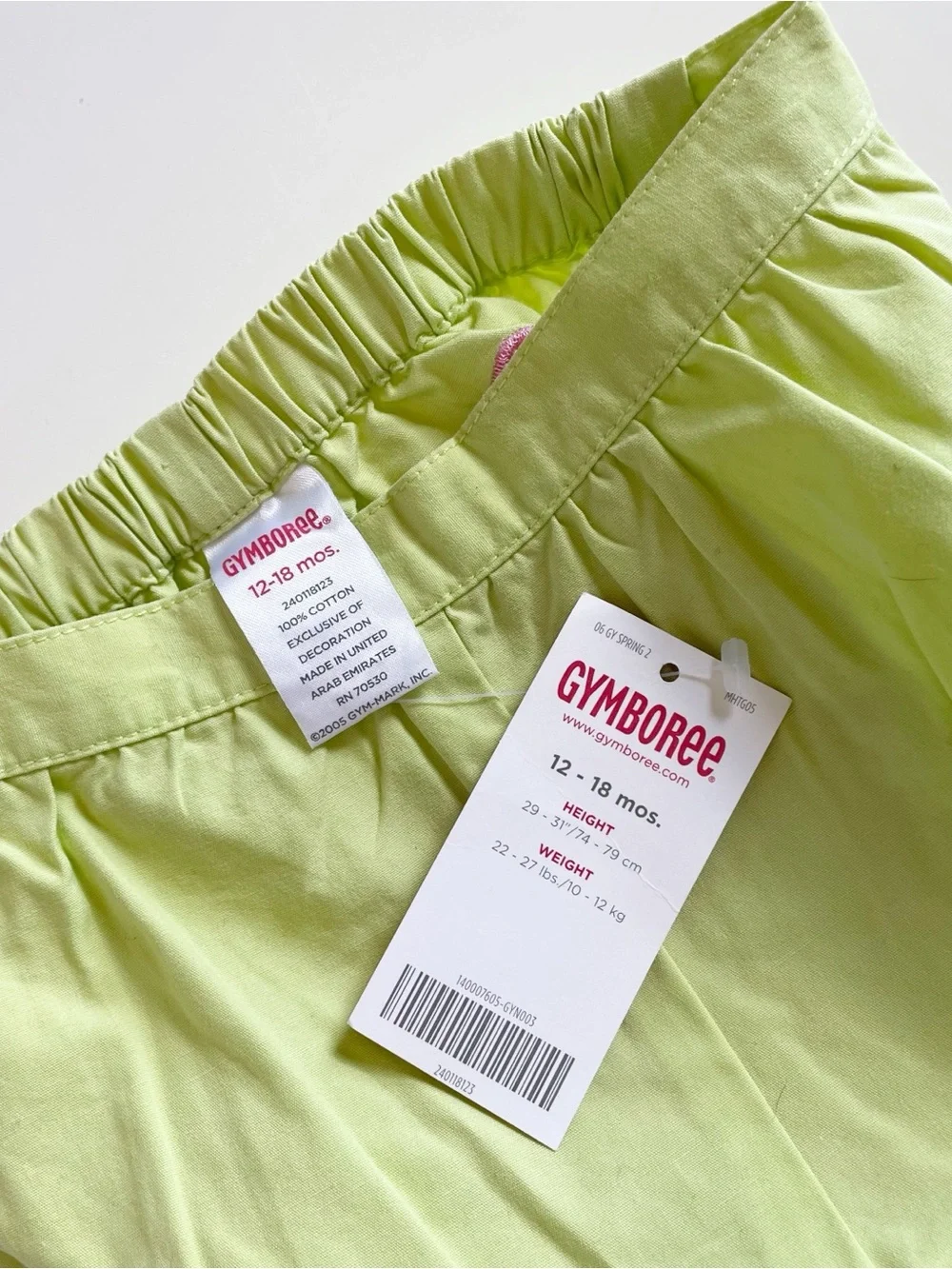 New • Vintage 2005 Butterfly Green Bloomers | 12-18m